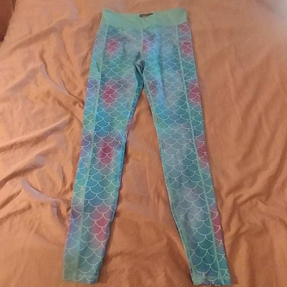 Mermaid print leggings